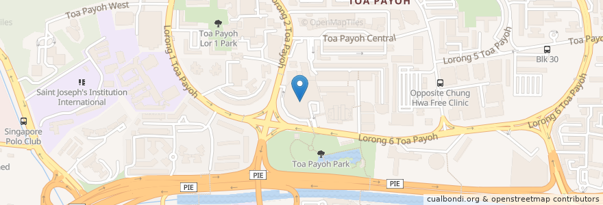 Mapa de ubicacion de UOB en シンガポール, Central.