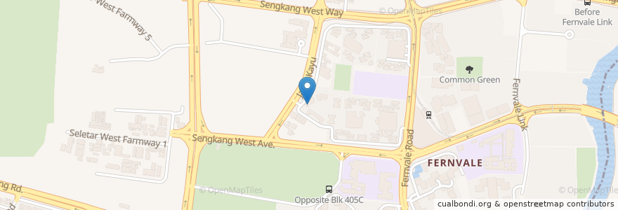 Mapa de ubicacion de UOB en Singapore, Central.