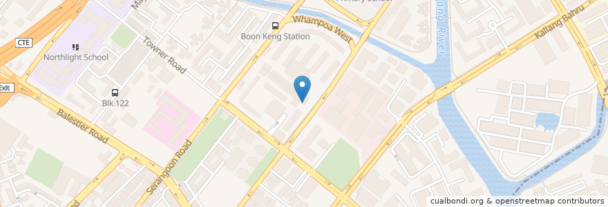 Mapa de ubicacion de UOB en 싱가포르, Central.