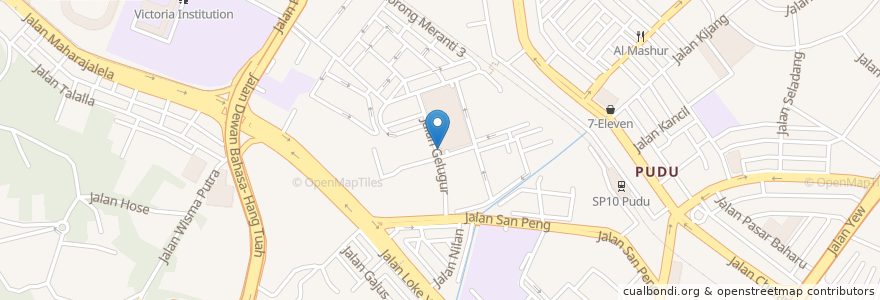 Mapa de ubicacion de Kenanga Mall Car Park A en 말레이시아, 슬랑오르, 쿠알라룸푸르.