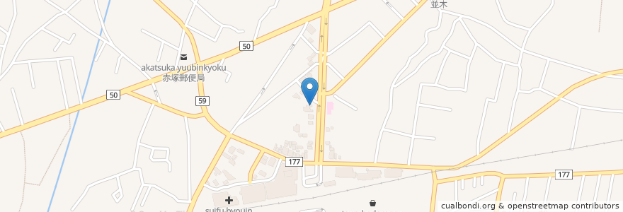 Mapa de ubicacion de インド料理ラム en 日本, 茨城県, 水戸市.