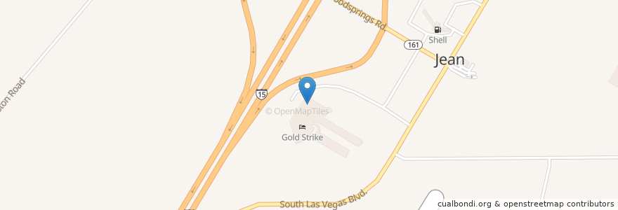 Mapa de ubicacion de Terrible's Hotel & Casino en الولايات المتّحدة الأمريكيّة, نيفادا, Clark County.