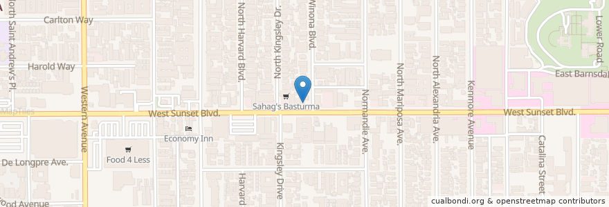 Mapa de ubicacion de Mike Asatrayan DDS en Amerika Birleşik Devletleri, Kaliforniya, Los Angeles County, Los Angeles.