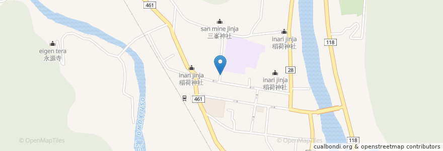 Mapa de ubicacion de 三十三夜堂 en 日本, 茨城県, 久慈郡, 大子町.