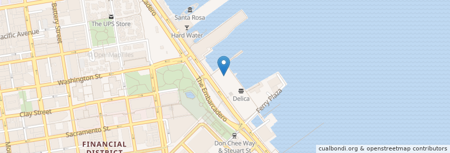 Mapa de ubicacion de Blue Bottle Coffee en Amerika Syarikat, California, San Francisco, San Francisco.
