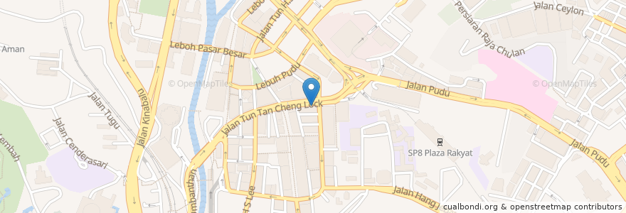 Mapa de ubicacion de Hameed's en 말레이시아, 슬랑오르, 쿠알라룸푸르.