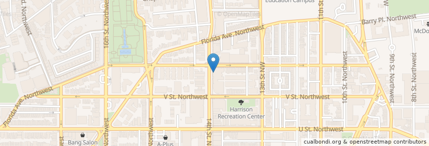 Mapa de ubicacion de CVS Pharmacy en United States, Washington, D.C., Washington.