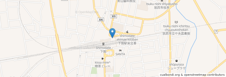Mapa de ubicacion de 豊丸水産 en Japonya, 茨城県, 筑西市.