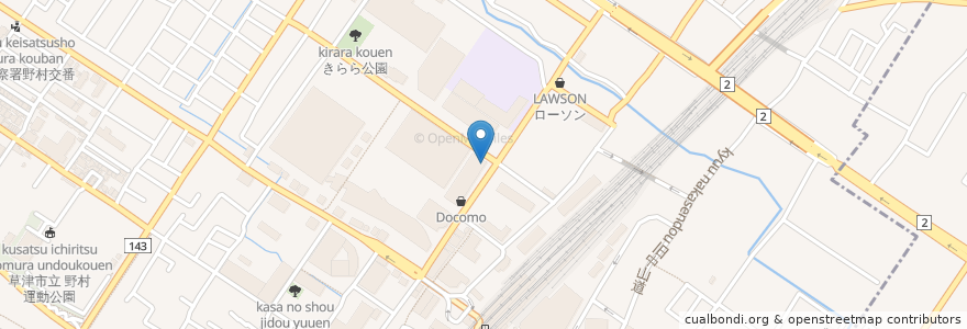 Mapa de ubicacion de サイゼリヤ en 일본, 시가현, 草津市.