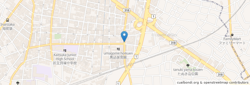 Mapa de ubicacion de カレコ en Japão, Tóquio, 大田区.