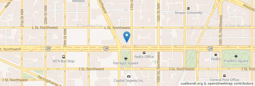 Mapa de ubicacion de Off The Record en Stati Uniti D'America, Washington, Washington.