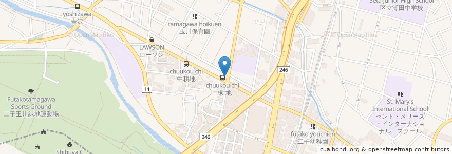 Mapa de ubicacion de 箕山クリニック en Jepun, 東京都, 世田谷区.