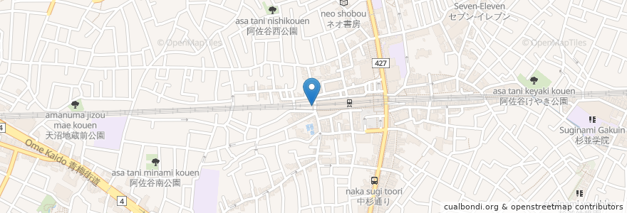 Mapa de ubicacion de D あさがやBAR en اليابان, 東京都, 杉並区.