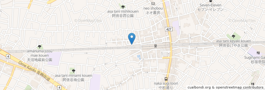Mapa de ubicacion de 東京ぐれっち en Jepun, 東京都, 杉並区.