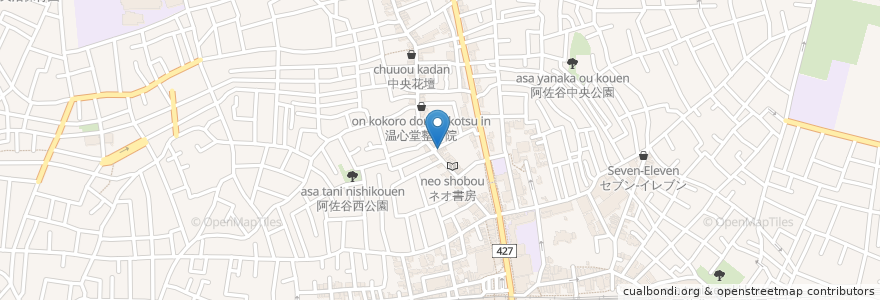 Mapa de ubicacion de 三宅歯科医院 en Japan, 東京都, 杉並区.