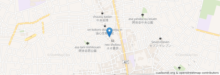 Mapa de ubicacion de HAN COOK en Japon, Tokyo, 杉並区.