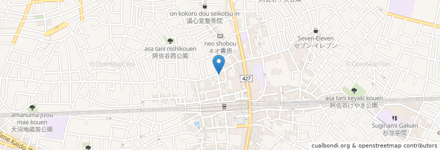 Mapa de ubicacion de 松平歯科クリニック en Japão, Tóquio, 杉並区.