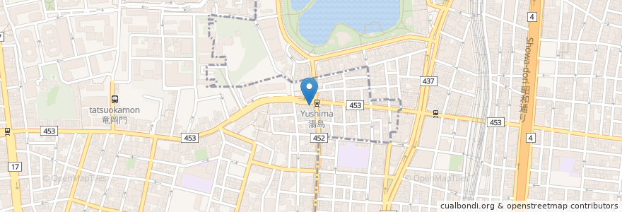 Mapa de ubicacion de サイアム食堂 en 日本, 东京都/東京都.
