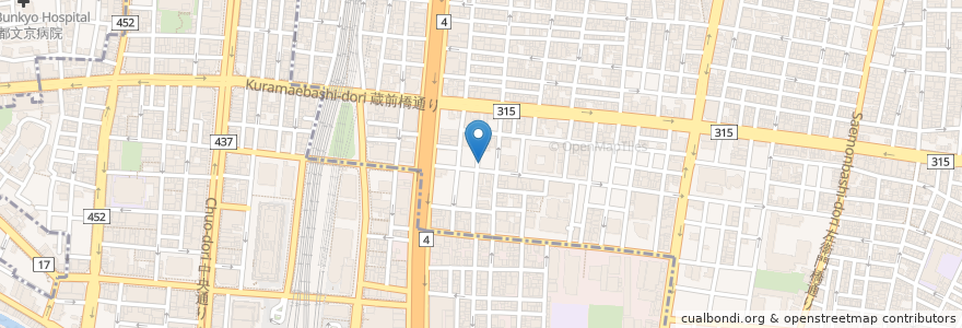 Mapa de ubicacion de 粋な一生 en Japonya, 東京都.