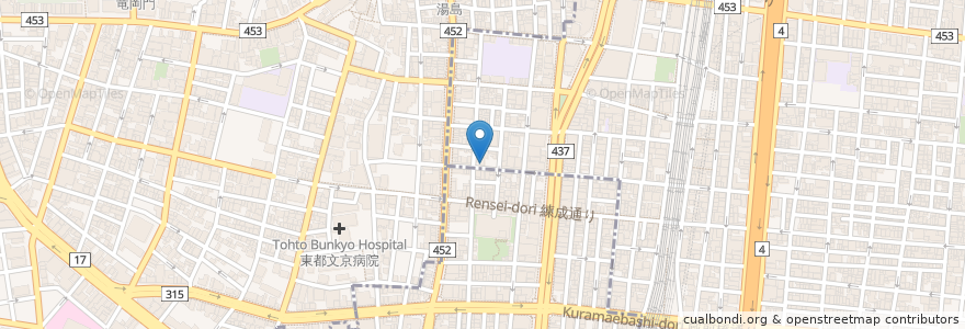 Mapa de ubicacion de Bouteille en 日本, 東京都.