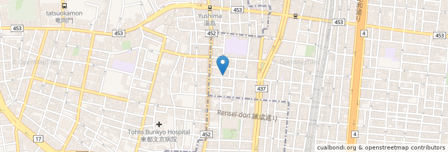Mapa de ubicacion de Cafe ヴェルデ en Japonya, 東京都.