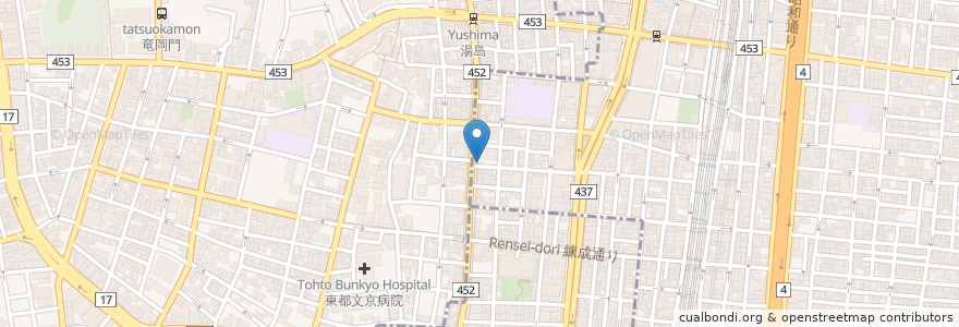 Mapa de ubicacion de 湯島 6vinスタンド en Japon, Tokyo.