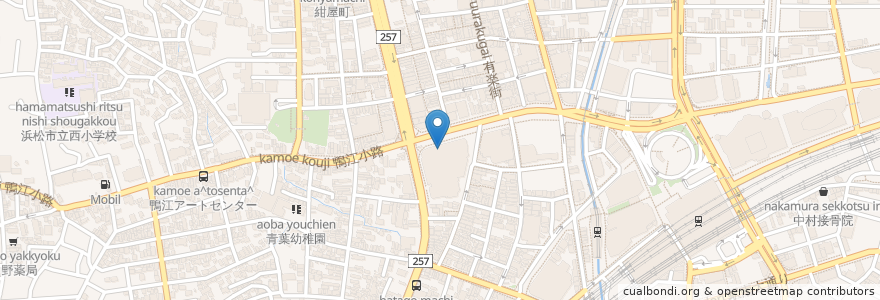 Mapa de ubicacion de SALVATORE CUOMO en Japan, Shizuoka Prefecture, Hamamatsu, Naka Ward.