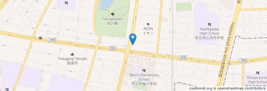 Mapa de ubicacion de エネオス en Japan, 愛知県, Nagoya, 東区.