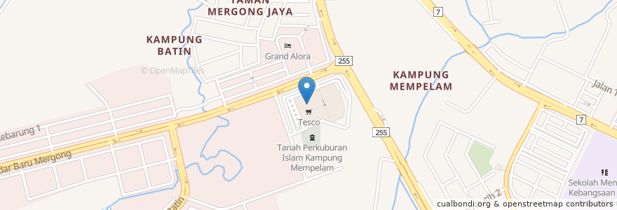 Mapa de ubicacion de Shala Pizza en Malesia, Kedah, Kota Setar.