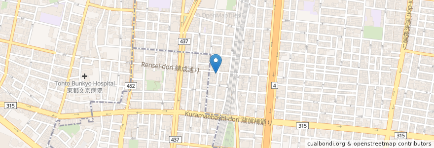 Mapa de ubicacion de 二代目司流 とことんらーめん en Giappone, Tokyo.