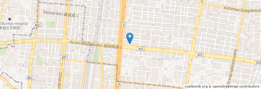 Mapa de ubicacion de ラーメンイエロー en 日本, 東京都.
