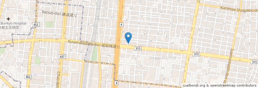 Mapa de ubicacion de 美膳房 en 日本, 東京都.