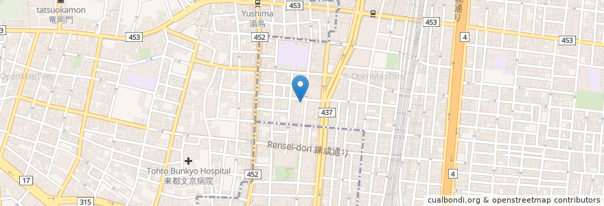 Mapa de ubicacion de さくま亭 en Япония, Токио.