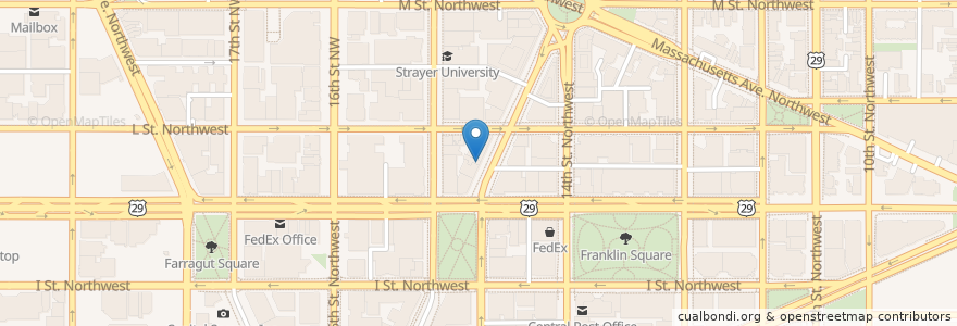 Mapa de ubicacion de Tonton Chicken en United States, District Of Columbia, Washington.