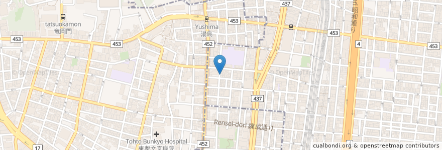Mapa de ubicacion de 黒門町 あら木 en Япония, Токио.