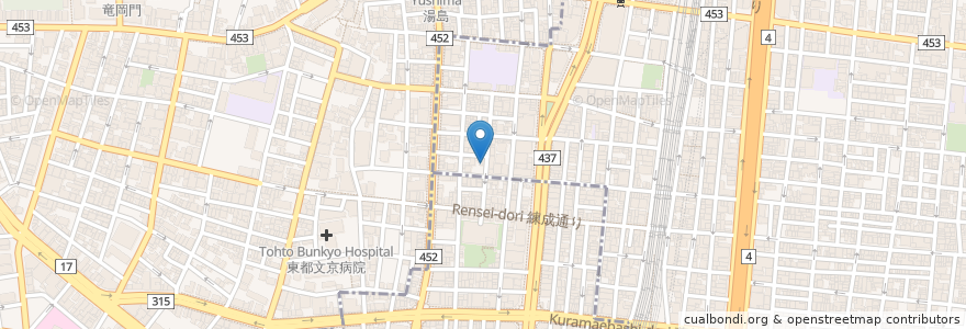 Mapa de ubicacion de トーリン美術予備校 en Giappone, Tokyo.