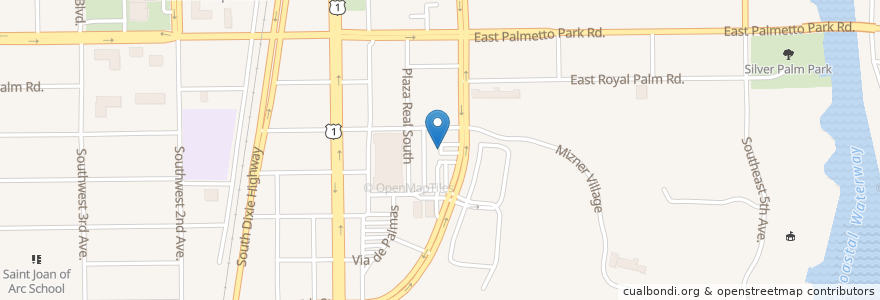 Mapa de ubicacion de Ichiyami Buffet & Sushi en Stati Uniti D'America, Florida, Palm Beach County, Boca Raton.