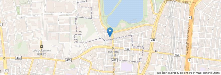 Mapa de ubicacion de 中華小皿居酒屋 雅亭 en 일본, 도쿄도, 다이토구.