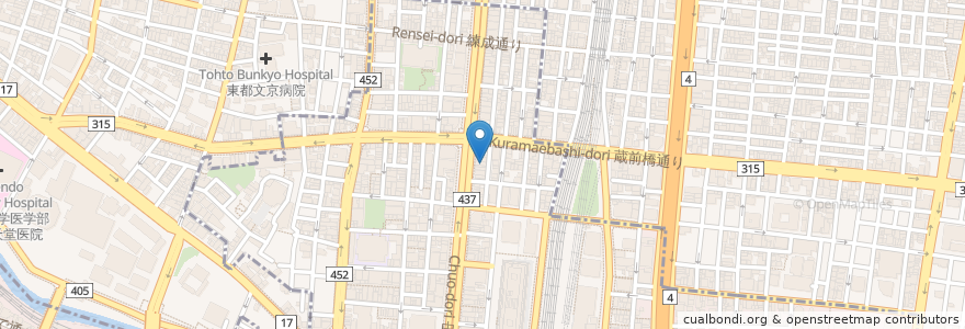 Mapa de ubicacion de おむすびのGABA en 日本, 東京都.