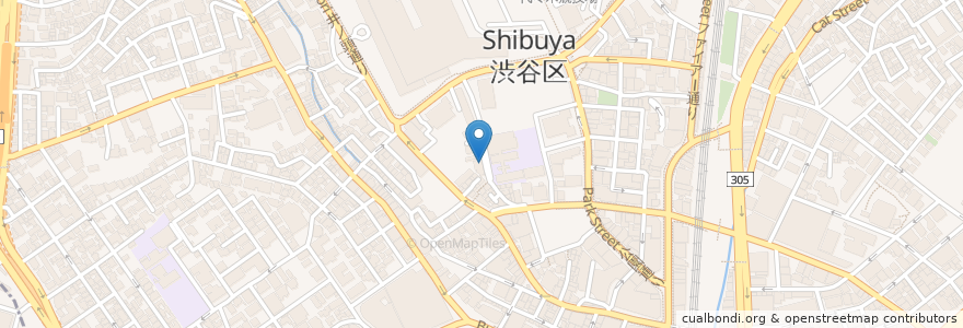 Mapa de ubicacion de 凛 渋谷店 en Japón, Tokio, Shibuya.