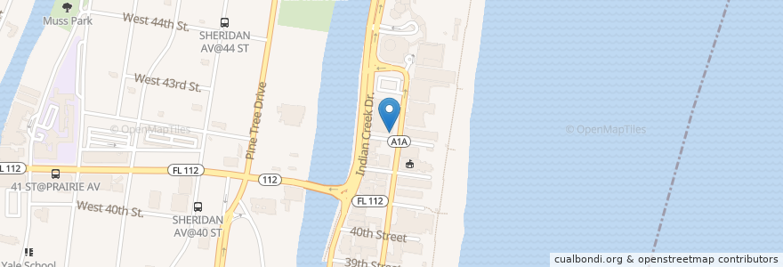 Mapa de ubicacion de SIXT Rent a car en アメリカ合衆国, フロリダ州, マイアミ・デイド郡, マイアミビーチ.