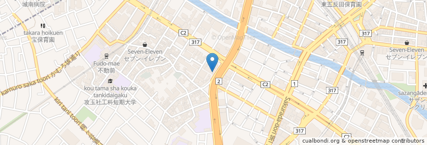 Mapa de ubicacion de お弁当のみのわ en Japan, Tokyo, Shinagawa.
