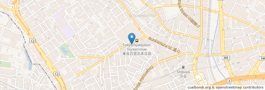 Mapa de ubicacion de Gran cyber cafe bagua (private theatre) en Japan, Tokyo, Shibuya.