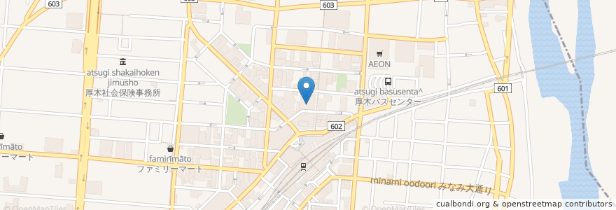 Mapa de ubicacion de ガスト en Japan, Kanagawa Prefecture, Atsugi.