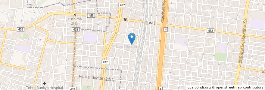 Mapa de ubicacion de Di PUNTO en Japão, Tóquio, 台東区.
