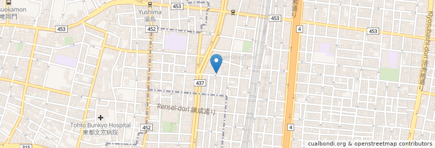 Mapa de ubicacion de 豚っく en Japón, Tokio, Taito.