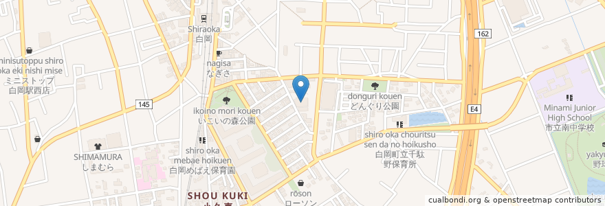 Mapa de ubicacion de ドラッグセイムス en Jepun, 埼玉県, 白岡市.