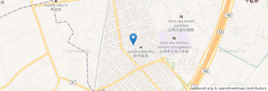 Mapa de ubicacion de 白岡ファミリークリニック en 日本, 埼玉県, 白岡市.