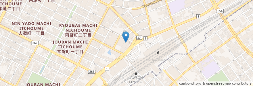 Mapa de ubicacion de サンマルクカフェ en ژاپن, 静岡県, 静岡市, 葵区.