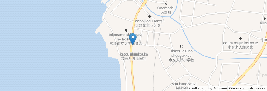 Mapa de ubicacion de 斎年寺 en Giappone, Prefettura Di Aichi, 常滑市.